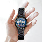 Los Angeles Dodgers World Series 2025 Black Stainless Steel Watch – TANTN18570