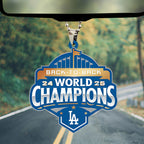 Los Angeles Dodgers World Series 2025 Custom shape 2-sided Acrylic Car Ornament – TANTN18044
