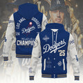 Los Angeles Dodgers World Series 2025 Hooded Baseball Jacket – TANTN18077