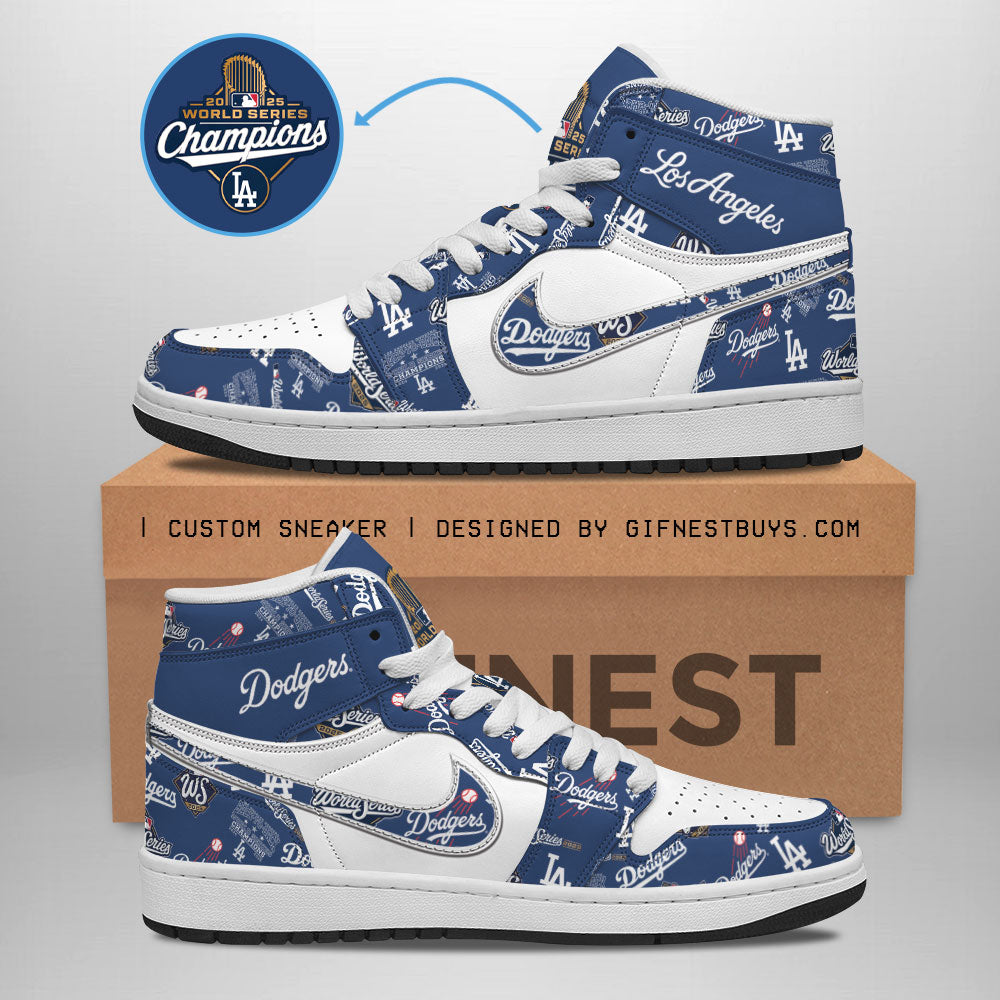 Los Angeles Dodgers World Series 2025 AJ1 Sneaker – TANTN18449