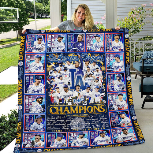 Los Angeles Dodgers World Series 2025 Quilt Blanket – TANTN18047