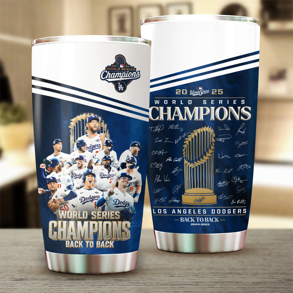 Los Angeles Dodgers World Series 2025 Tumbler Cup – TANTN18948