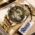 Los Angeles Rams 90th Anniversary Alloy Luxury Quartz Watch – MAITM14238