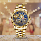 Los Angeles Rams 90th Anniversary Alloy Luxury Quartz Watch – MAITM14252