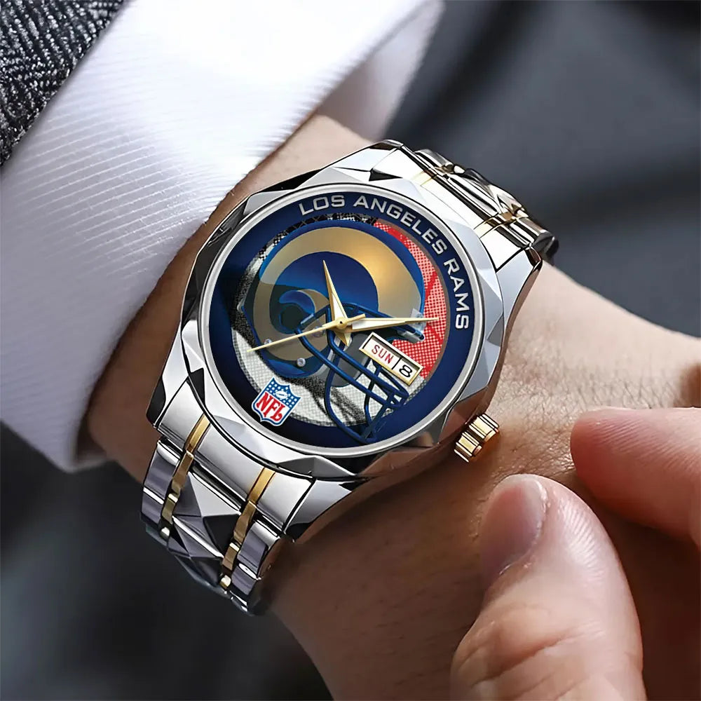 Los Angeles Rams Alloy Luxury Quartz Watch – TANTN16331