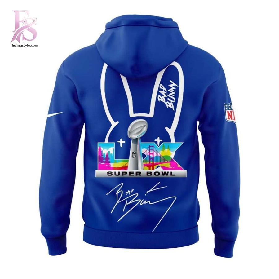 Los Angeles Rams Bad Bunny Super Bowl 2026 Hoodie