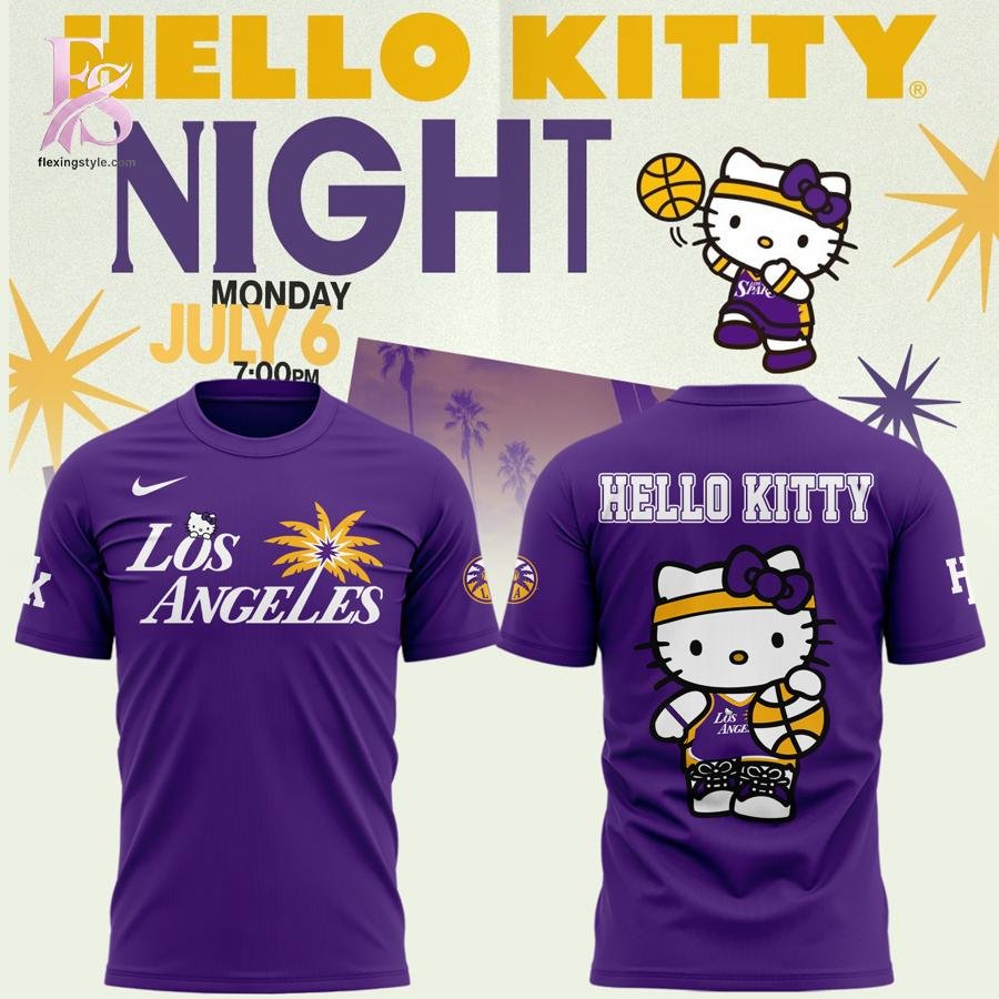 Los Angeles Sparks Hello Kitty Shirt