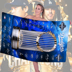 Los Angeles Dodgers Rectangle Beach Towel – TMTHU2088