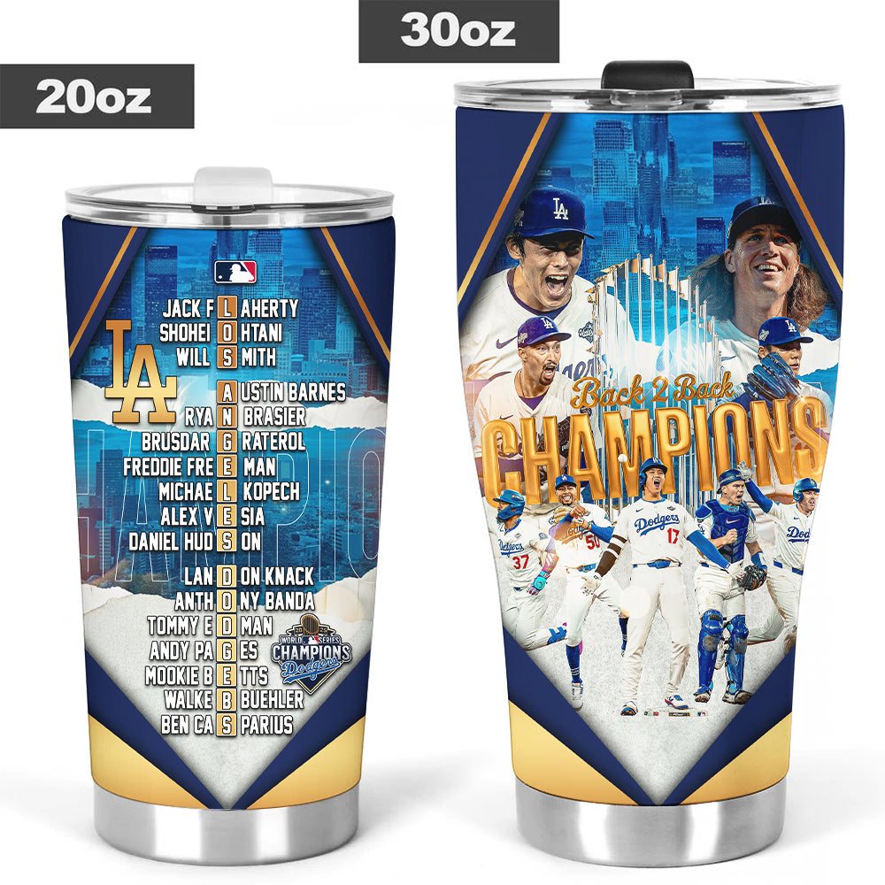 Los Angeles Dodgers Tumbler Cup – TMTHU2415