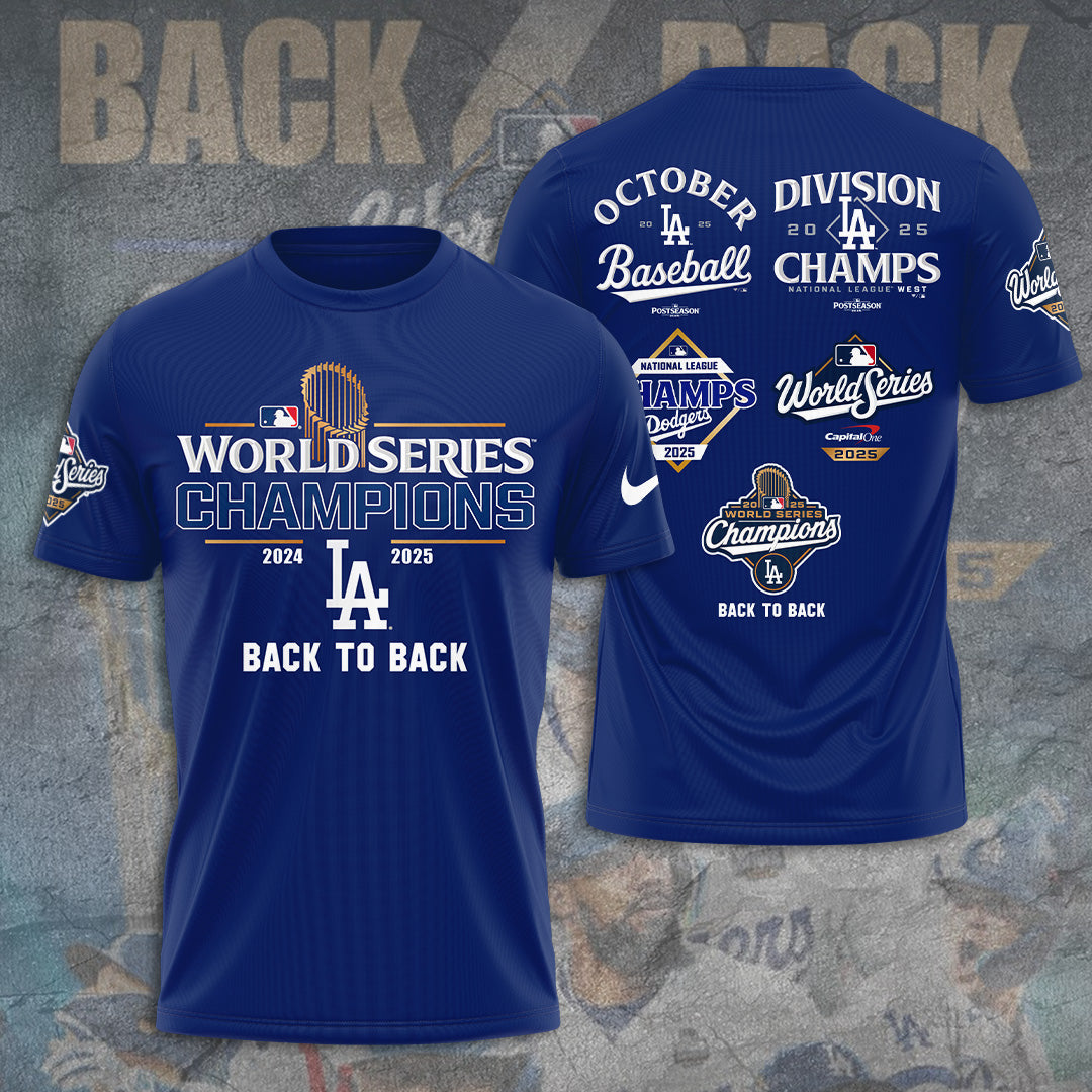 Los Angeles Dodgers World Series 2025 3D Apparel – TANTN18167