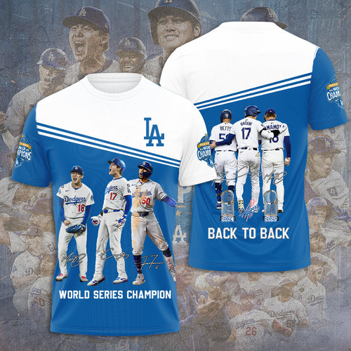 Los Angeles Dodgers World Series 2025 3D Apparel – TANTN18260