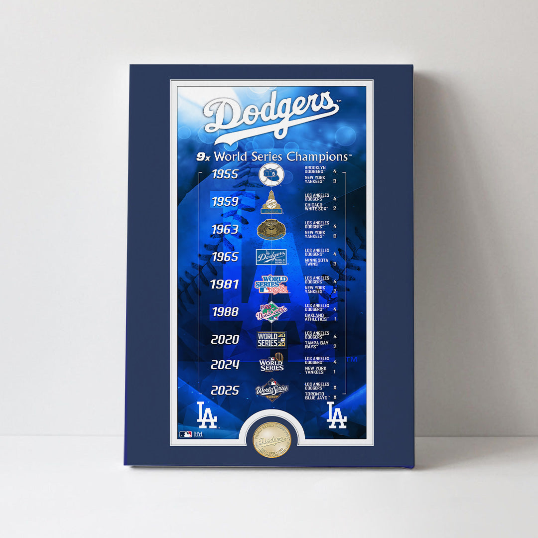 Los Angeles Dodgers World Series 2025 Rectangle Canvas With Inner Frame – TANTN18071