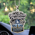 Los Angeles Dodgers World Series 2025 Custom shape 2-sided Acrylic Car Ornament – TANTN19650