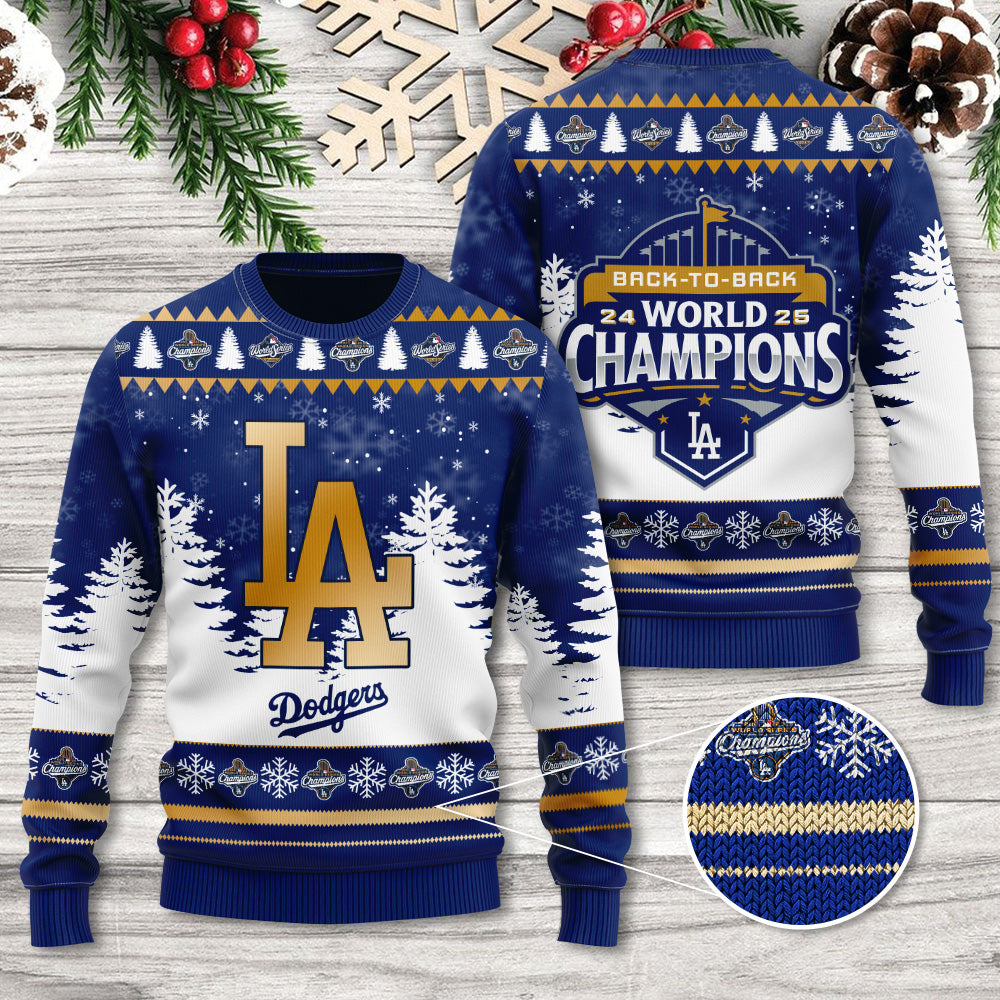 Los Angeles Dodgers World Series 2025 Ugly Sweater – TANTN18237
