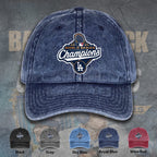 Los Angeles Dodgers World Series 2025 Wash Denim Cap – TANTN19425