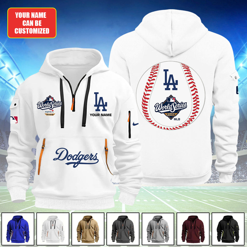 Personalized Los Angeles Dodgers World Series 2025 2D Quarter Zip Hoodie – TANTN17710