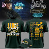 Luke Combs x Green Bay Packers My Kinda Saturday Night Tour 2026 Shirt
