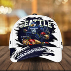 Seattle Seahawks 2025 NFC West Champions Classic Cap – MAITM14379
