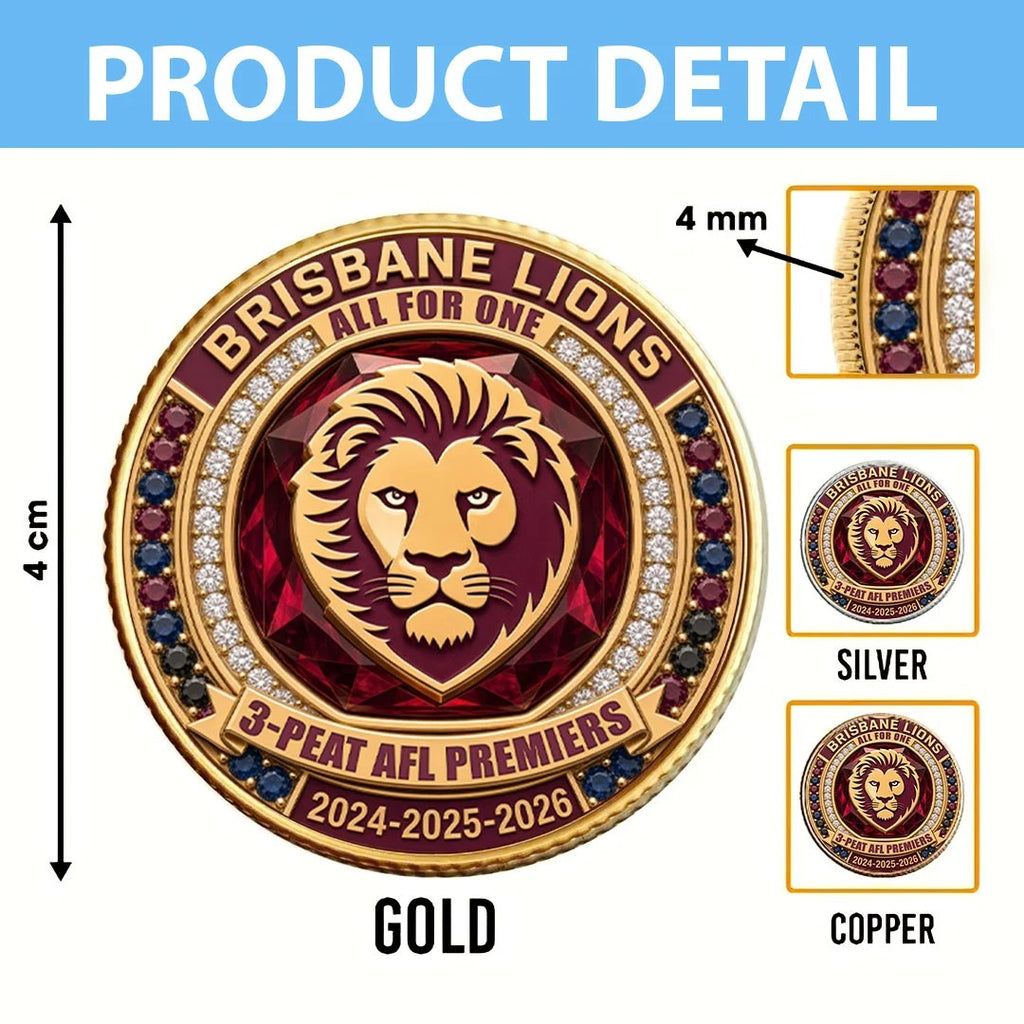 Brisbane Lions 2026 AFL Premiers Commemorative Coin – MAITM15328