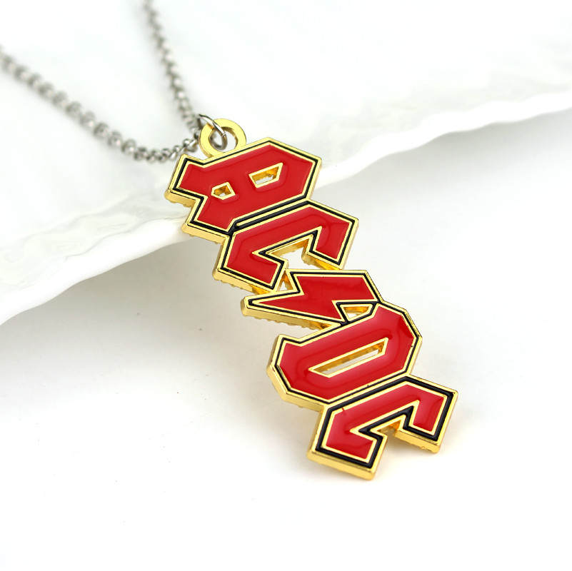 AC/DC Alloy Pendant Necklace – MAITMDROP002