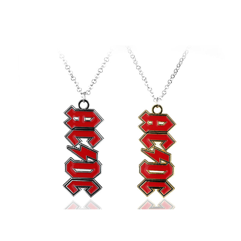 AC/DC Alloy Pendant Necklace – MAITMDROP002