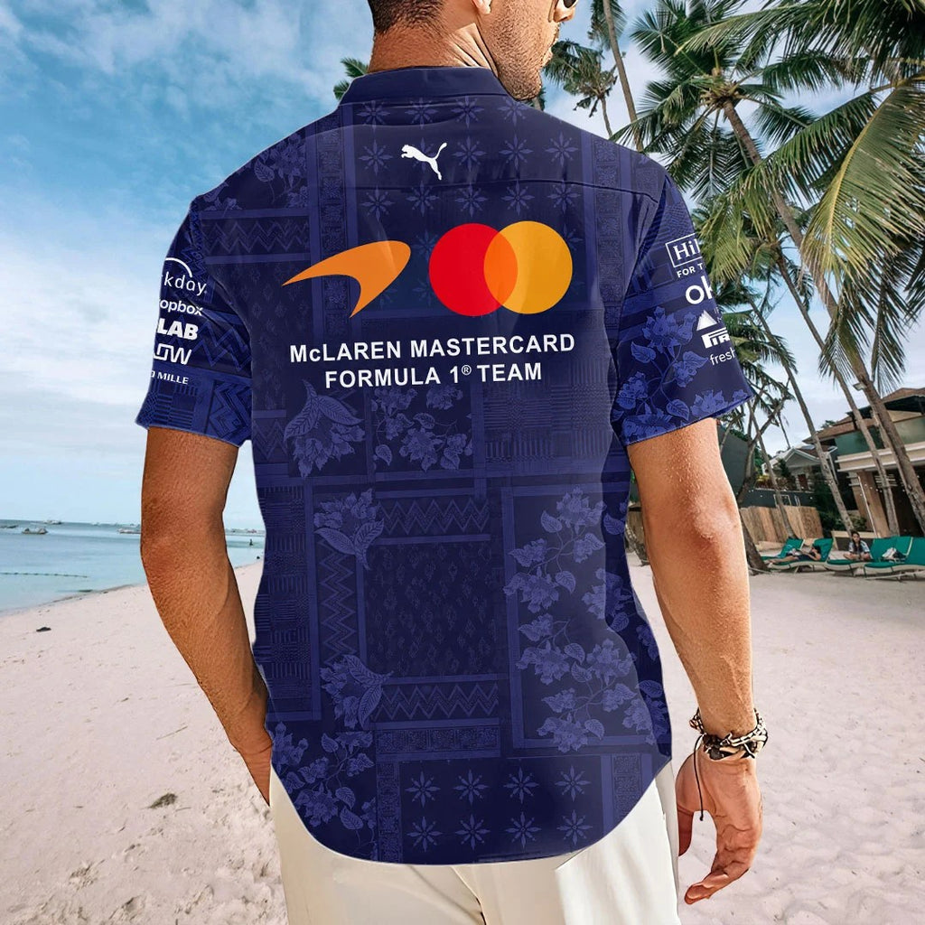 McLaren 2026 Short Sleeve Button-Down Shirt – HOATT26883