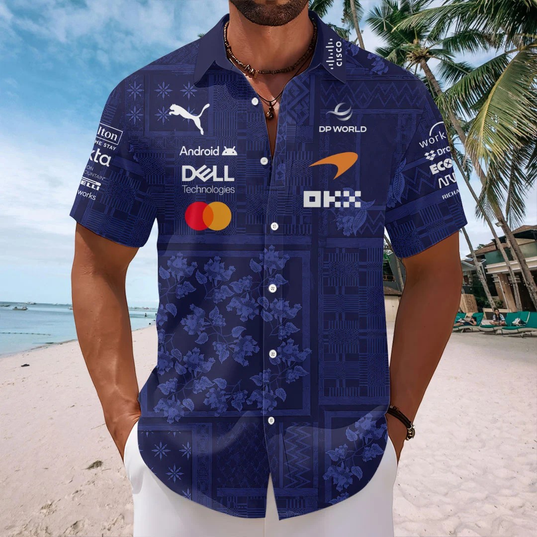 McLaren 2026 Short Sleeve Button-Down Shirt – HOATT26883