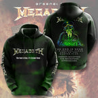 Megadeth Band 3D Apparel – TMTHU 395