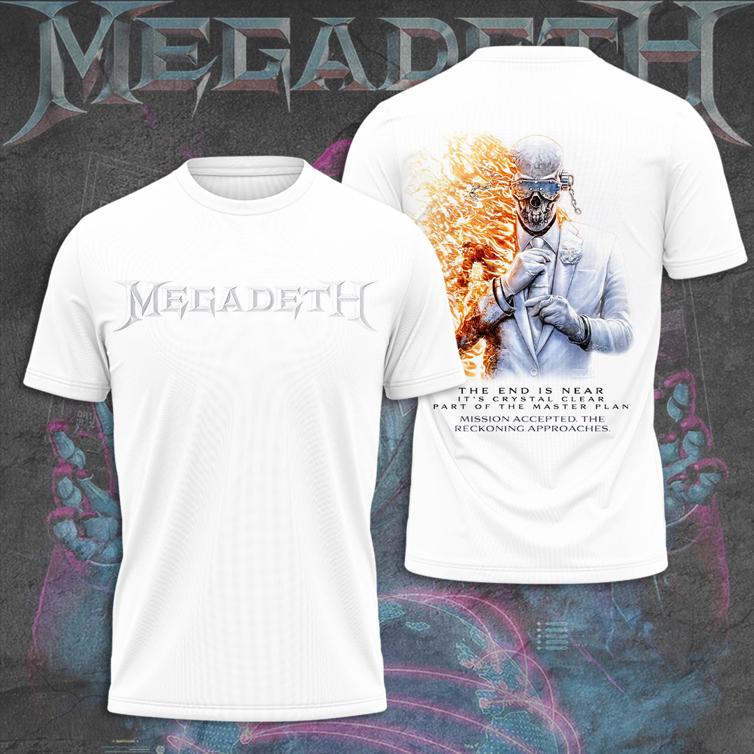 Megadeth Band 3D Apparel – TMTHU 090