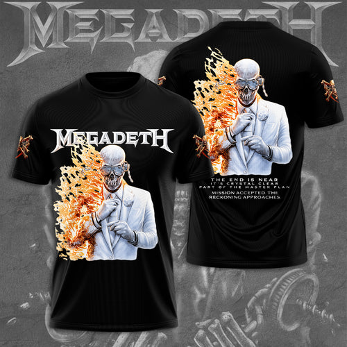 Megadeth Band 3D Apparel – TMTHU 091