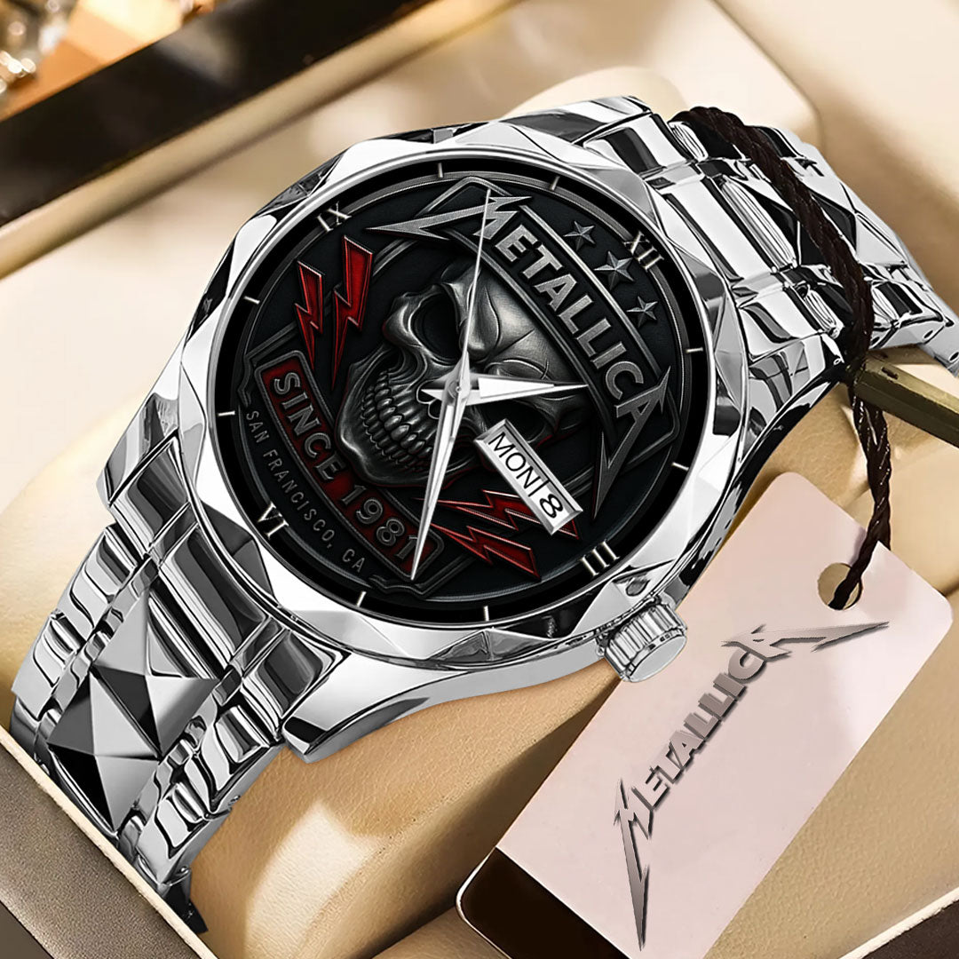 Metallica Alloy Luxury Quartz Watch – TMTHU537