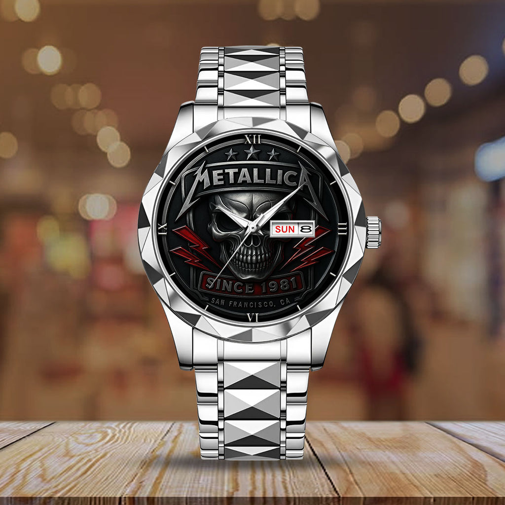 Metallica Alloy Luxury Quartz Watch – TMTHU537