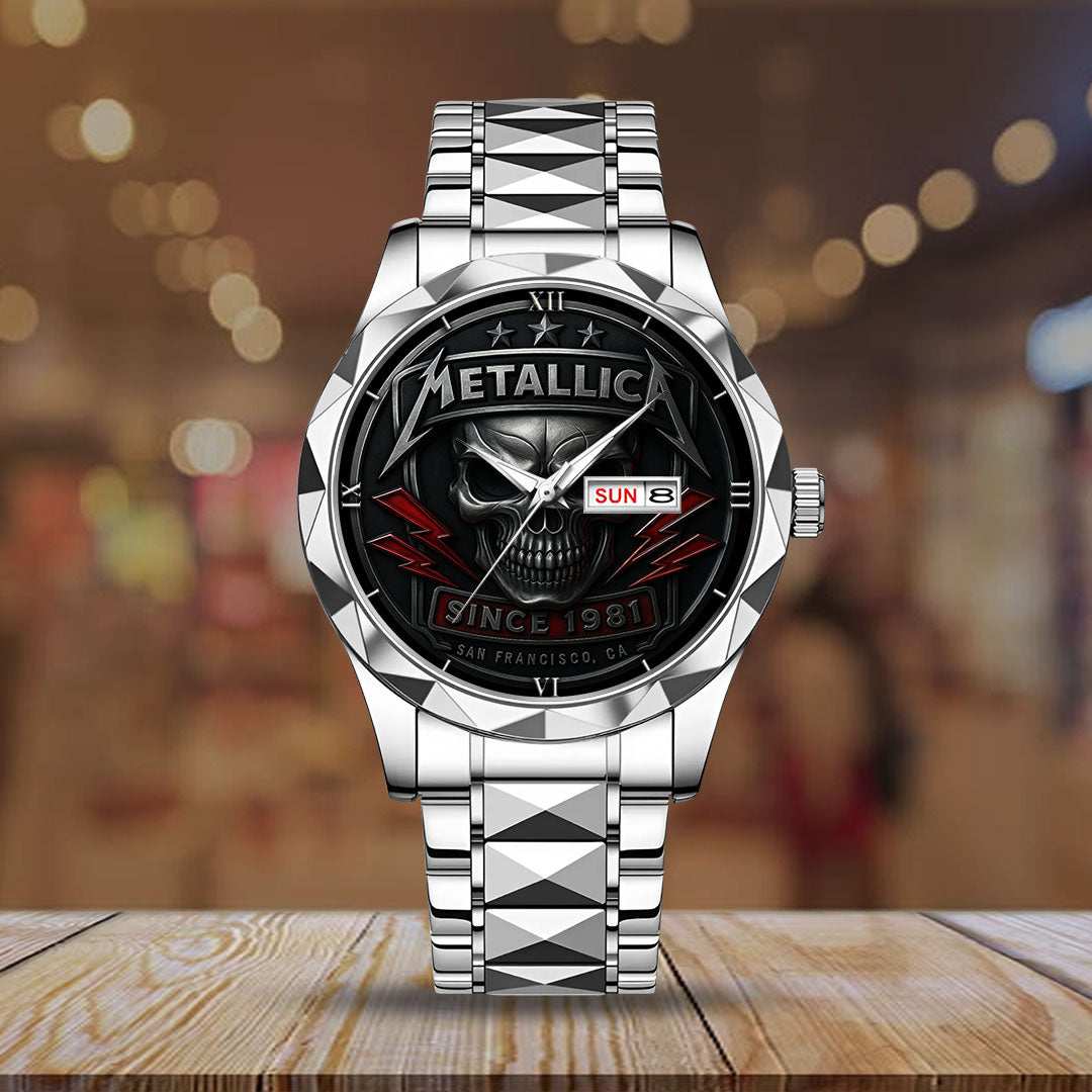 Metallica Alloy Luxury Quartz Watch – TMTHU537