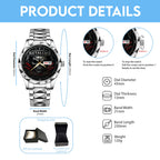Metallica Alloy Luxury Quartz Watch – TMTHU537