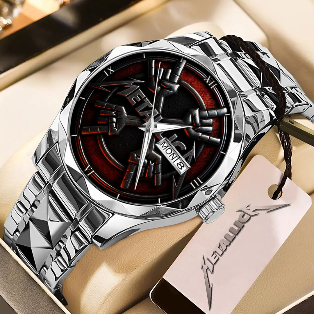 Metallica Alloy Luxury Quartz Watch – TMTHU540