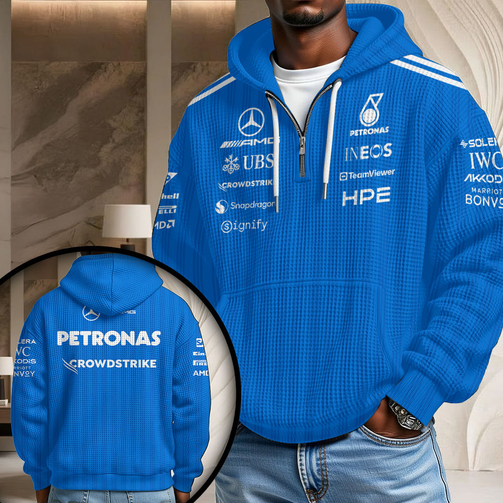 Mercedes AMG Petronas F1 Team 3D Unisex Waffle Hoodie – TANTN23933