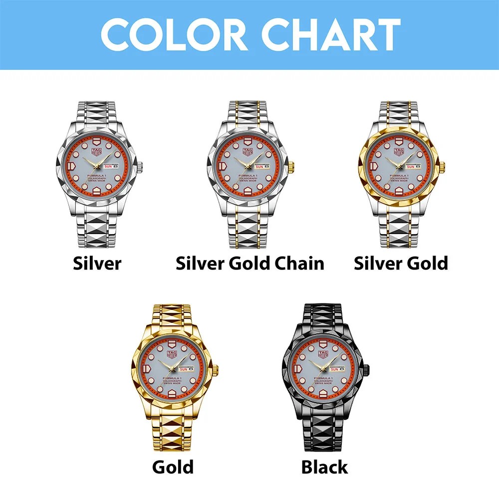 Max Verstappen Alloy Luxury Quartz Watch – TANTN25103