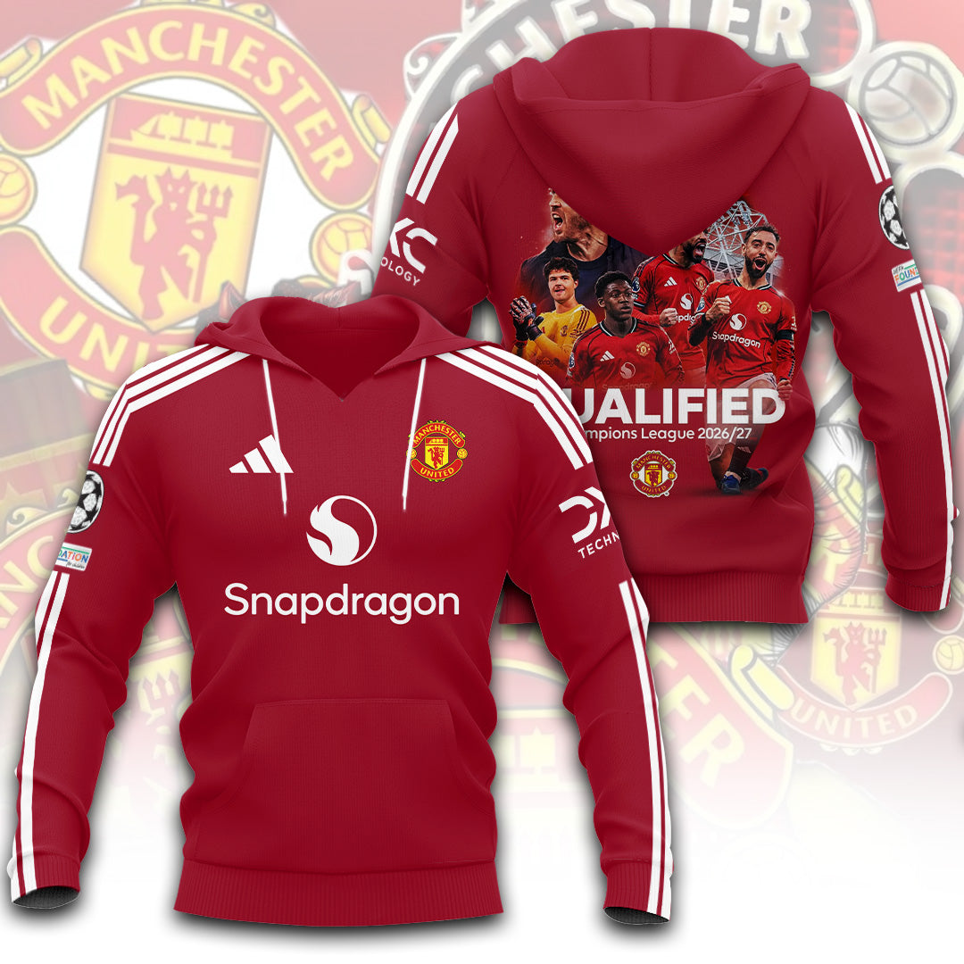 Manchester United Home Champion Leagues 26/27 3D Apparel – TANTN23552