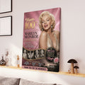 Marilyn Monroe 100th Anniversary Rectangle Canvas With Inner Frame – TMTHU7664