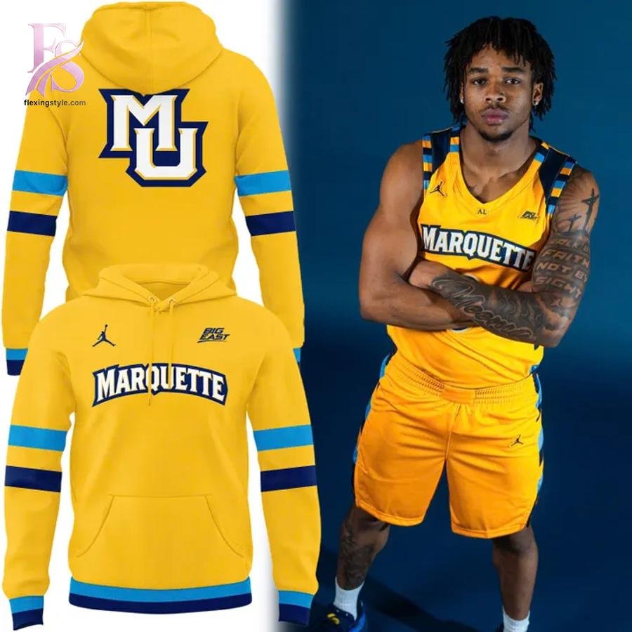 Marquette Golden Eagles Basketball the Retros Uniform Hoodie
