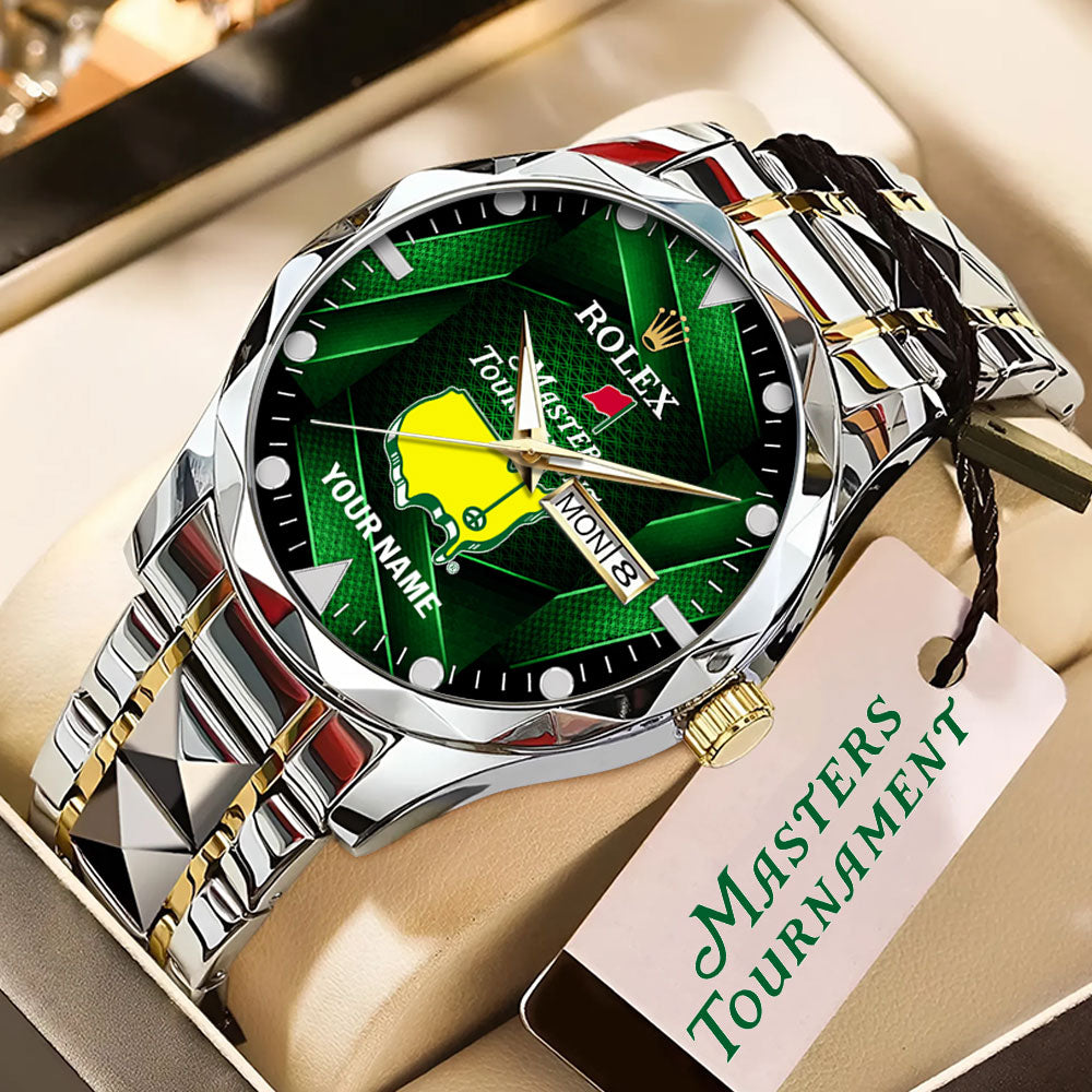 Personalized Masters Tournament x Rolex Alloy Luxury Quartz Watch – MAITM15045