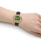 Masters Tournament x Rolex Black Stitched Leather Watch – MAITM15104