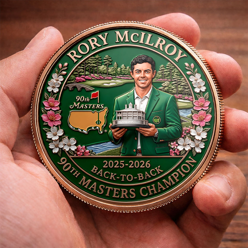 Masters Tournament x Rory McIlroy 2026 Champion Commemorative Coin – HOATT17454