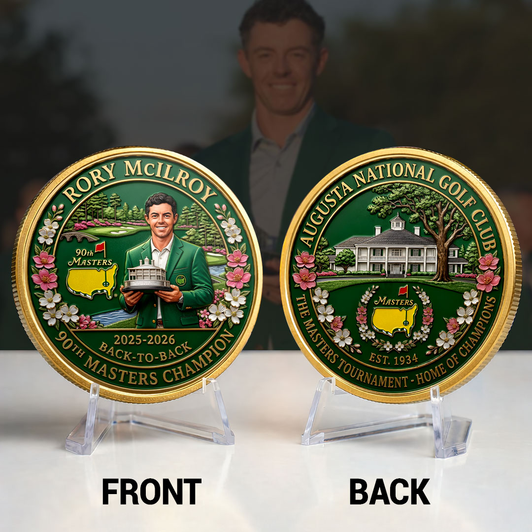 Masters Tournament x Rory McIlroy 2026 Champion Commemorative Coin – HOATT17458