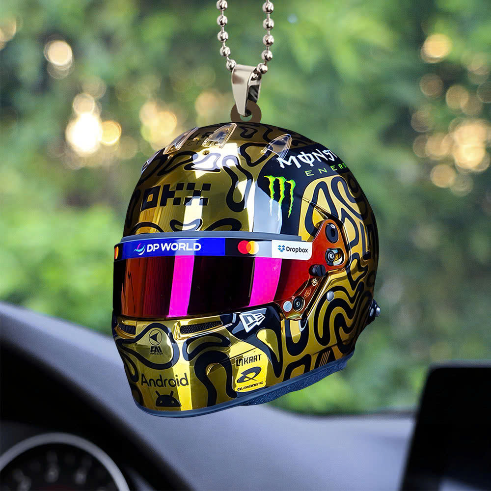 McLaren x Lando Norris World Champions 2025 Custom shape 2-sided Acrylic Car Ornament – TANTN19257