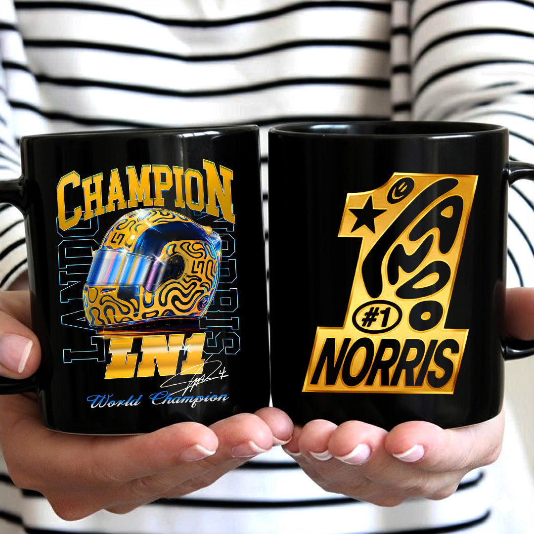McLaren x Lando Norris World Champion 2025 Ceramic Mug – TMTHU2537