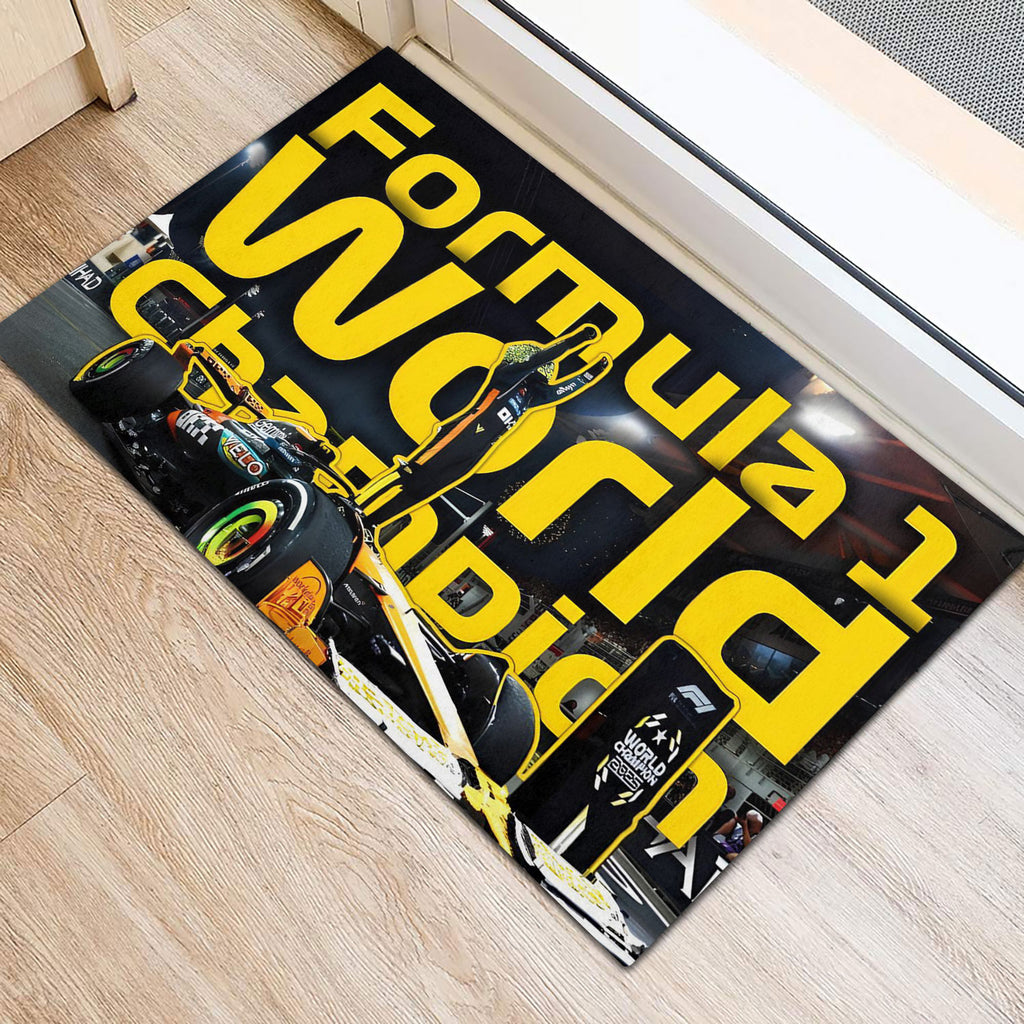 McLaren x Lando Norris World Champion 2025 Doormat – TMTHU2530