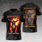 Megadeth 2025 World Tour 3D Apparel – HOATT13449