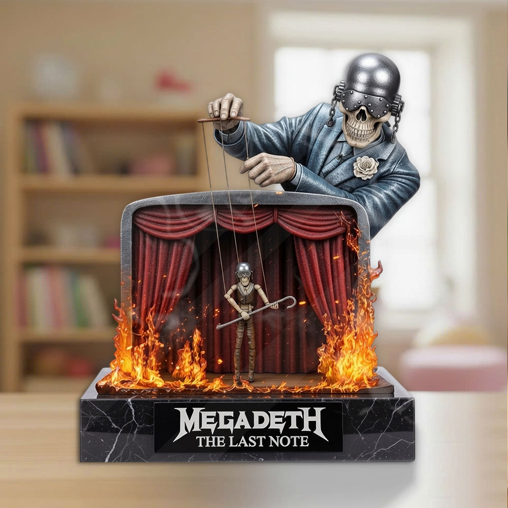 Megadeth Custom Shape Acrylic Plaque – TMTHU4274
