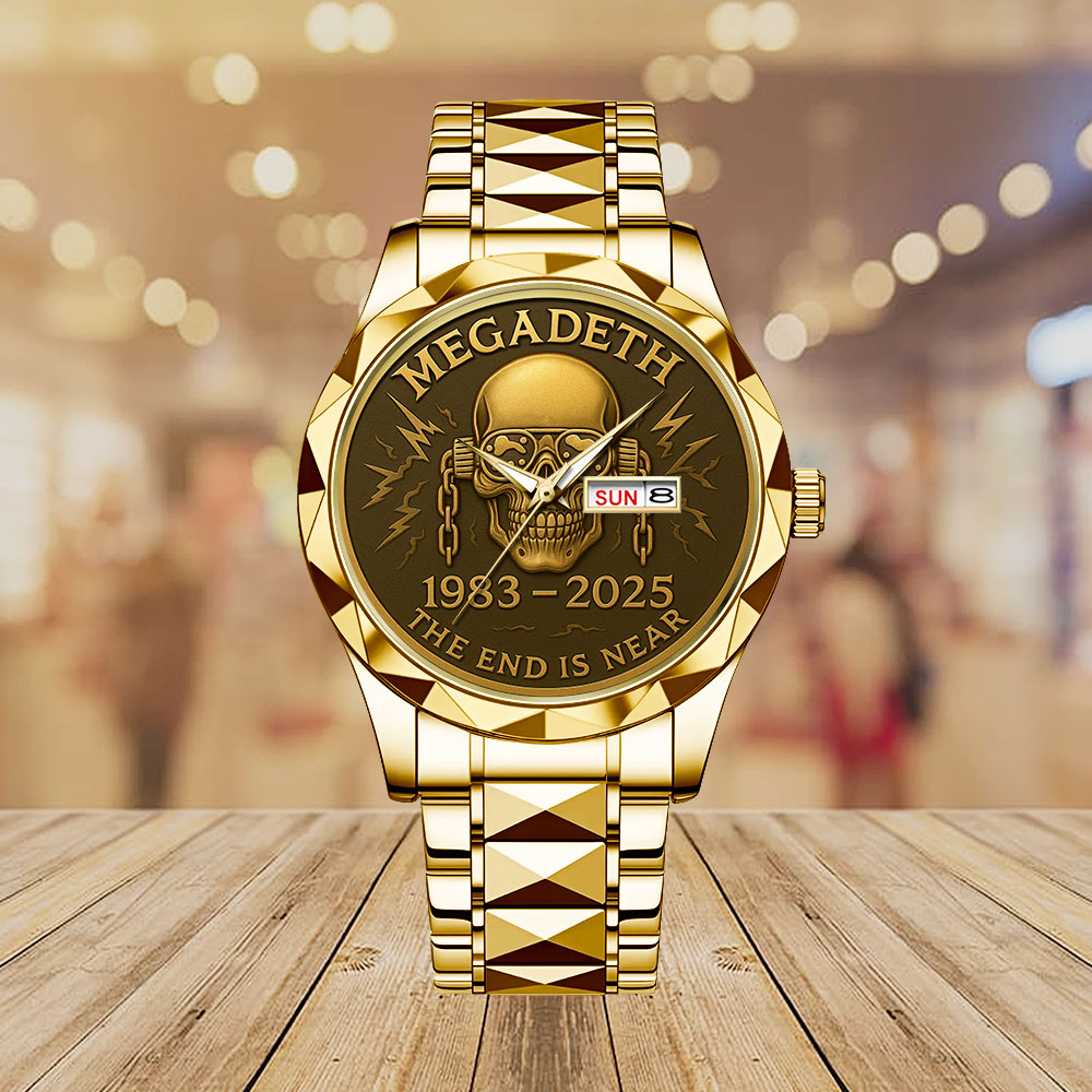 Megadeth Alloy Luxury Quartz Watch – MAITM12597